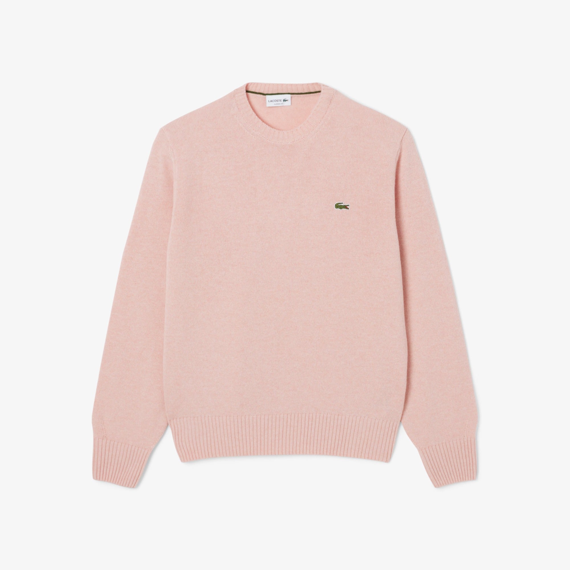 LACOSTE Pullover Uomo Lana Cardata-Rosa