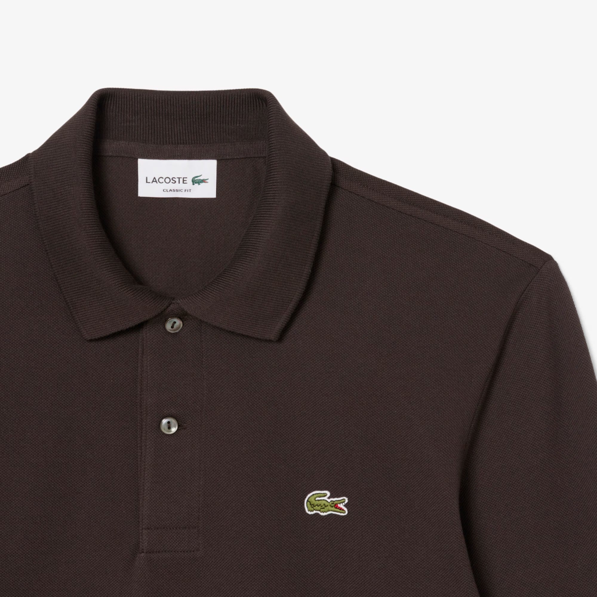 LACOSTE Polo Uomo L.12.12 Original-Marrone