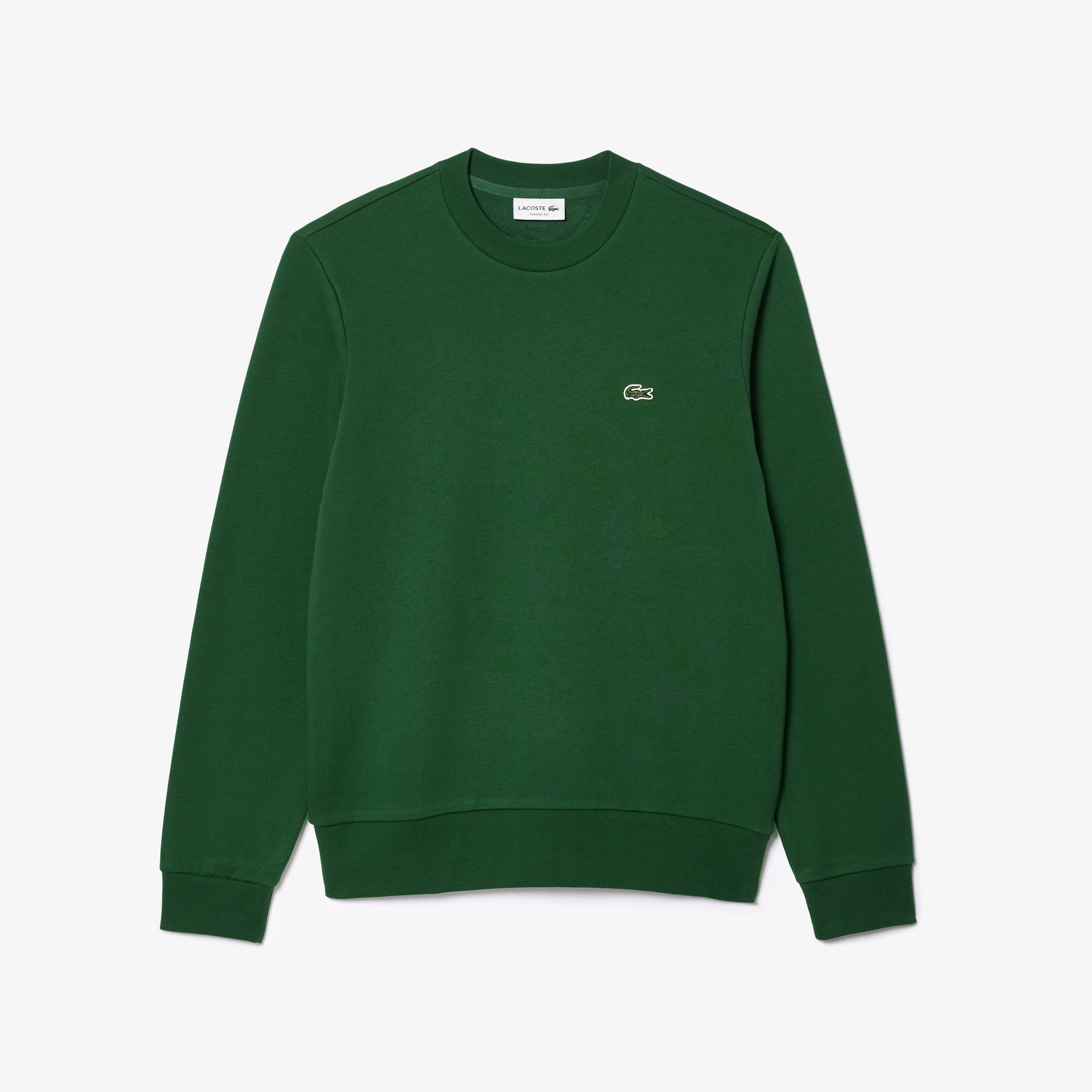 LACOSTE Felpa Uomo Misto Cotone-Verde