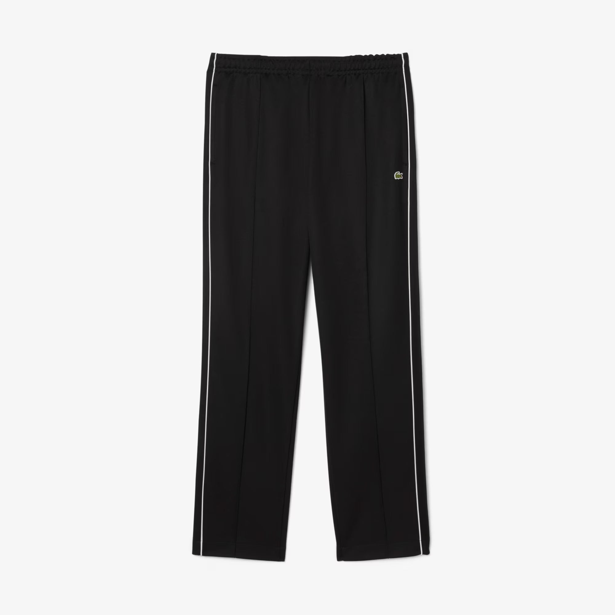 LACOSTE Pantalone Tuta Uomo Piqué-Nero