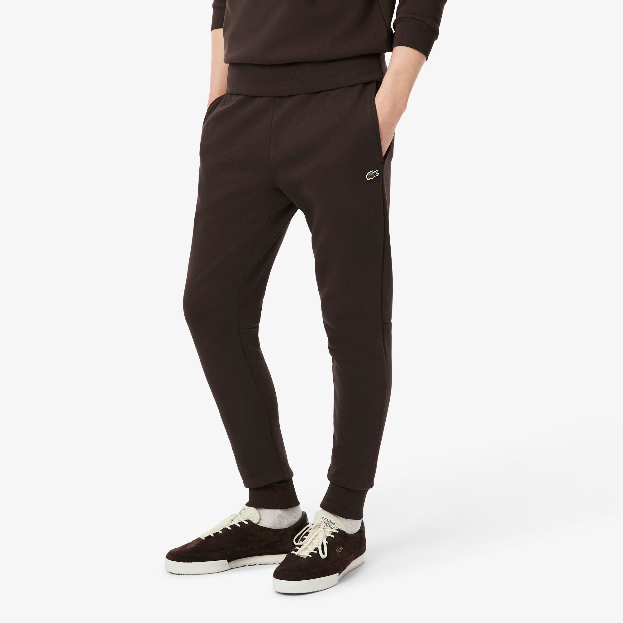 LACOSTE Pantalone tuta Uomo Slim Fit-Marrone