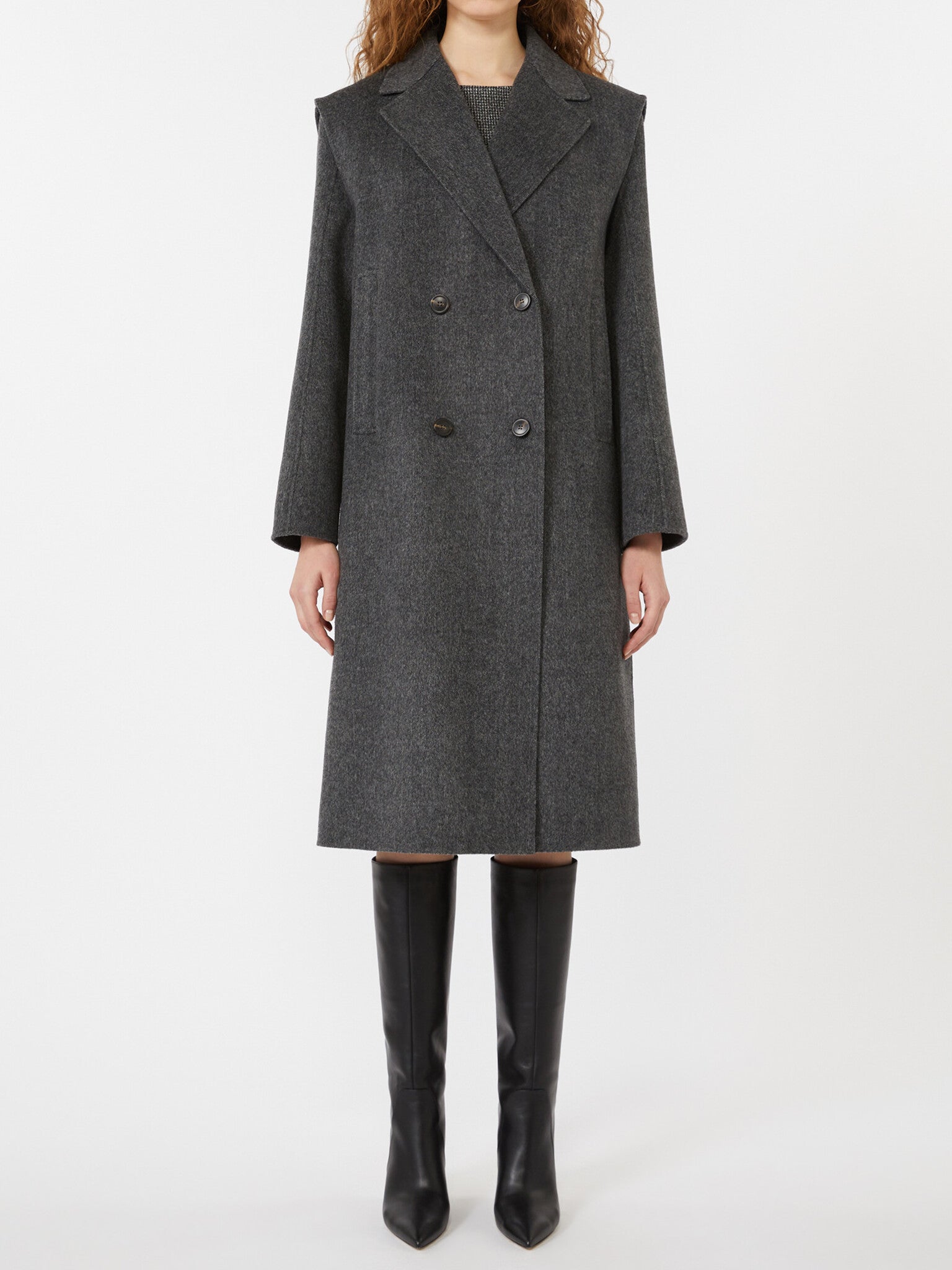 MAX MARA Cappotto Sabadel 2-in-1-Grigio Antracite
