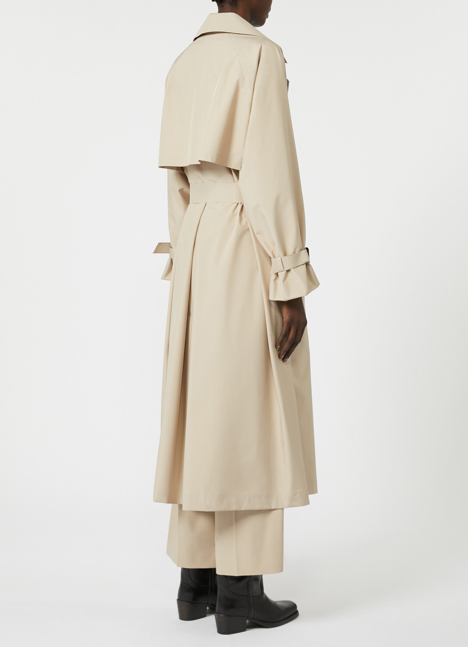 MAX MARA Trench Impermeabile Fatto-Beige
