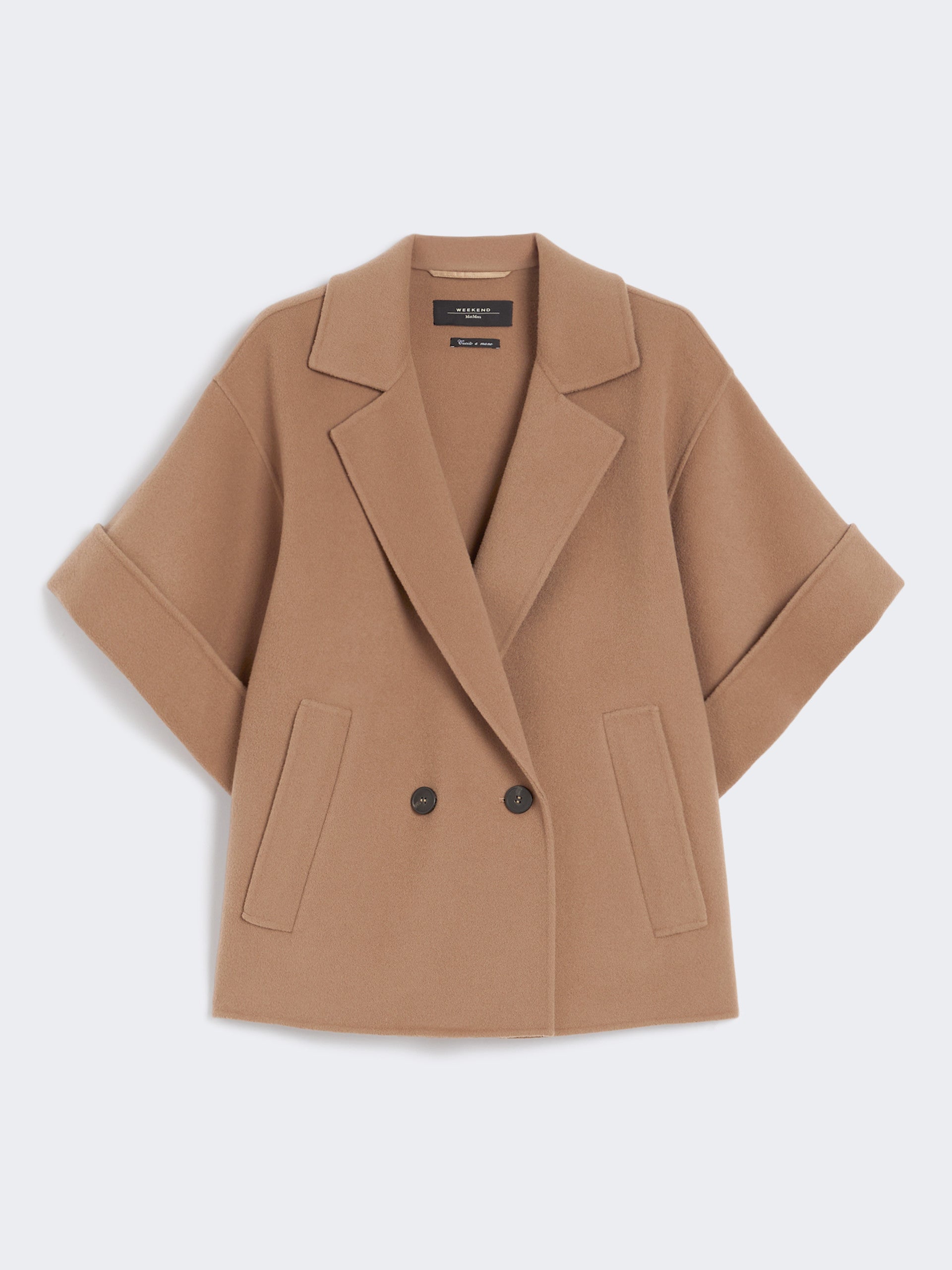 MAX MARA Cappotto Corto Doppiopetto Pera-Marrone Chiaro