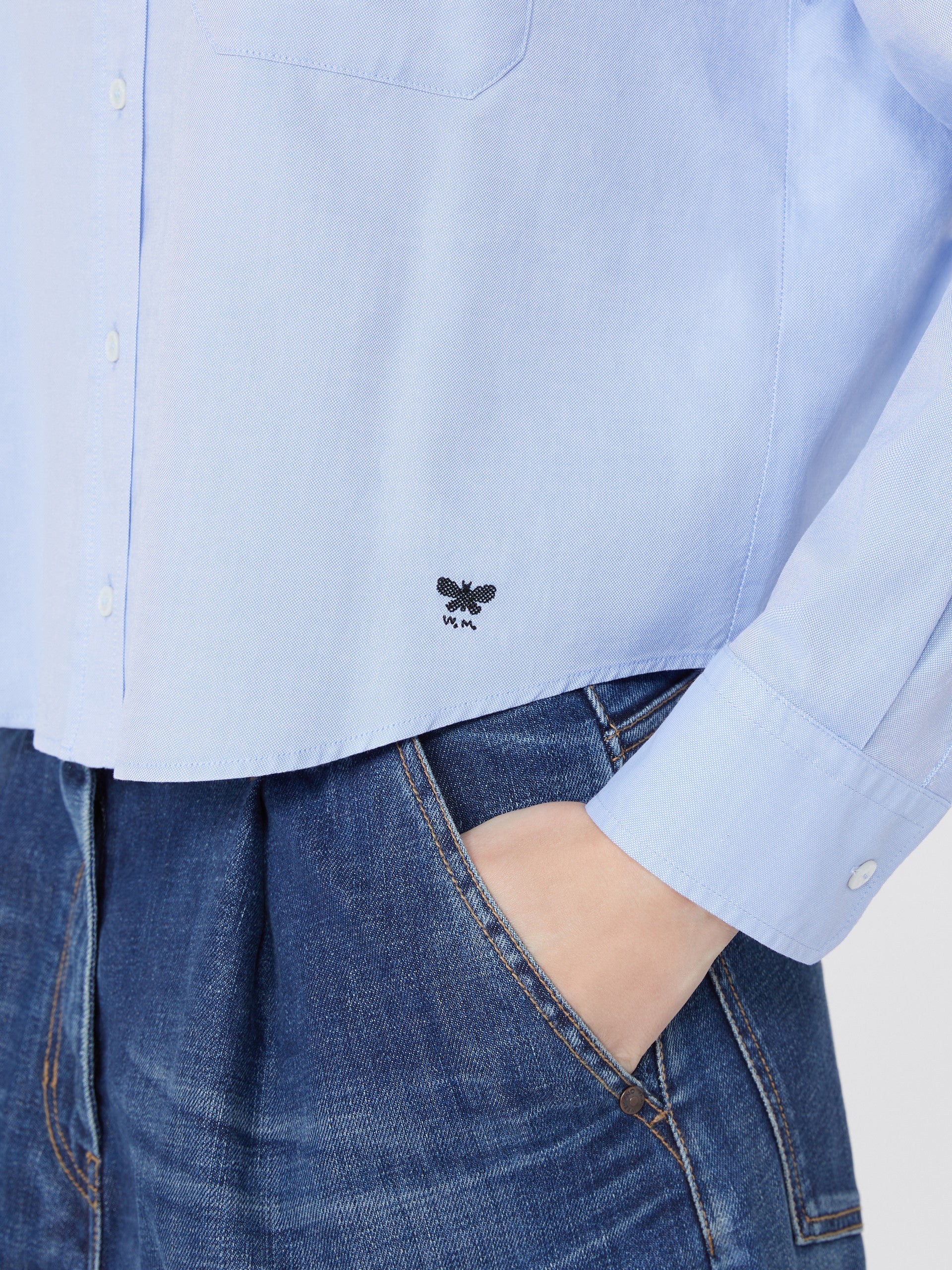 MAX MARA Camicia Oxford Nuoro-Azzurro