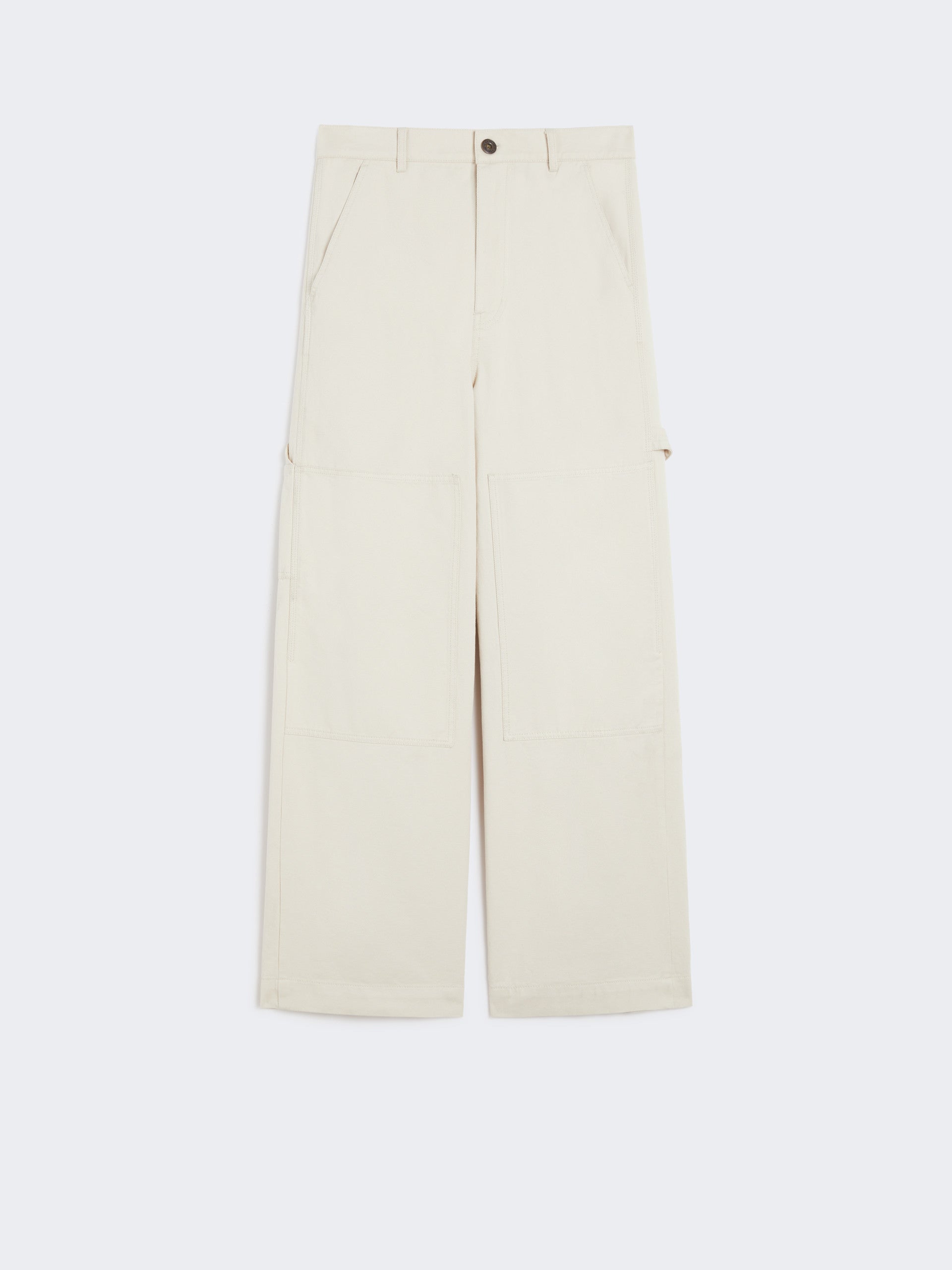 MAX MARA Pantalone Caronte Cotone-Avorio