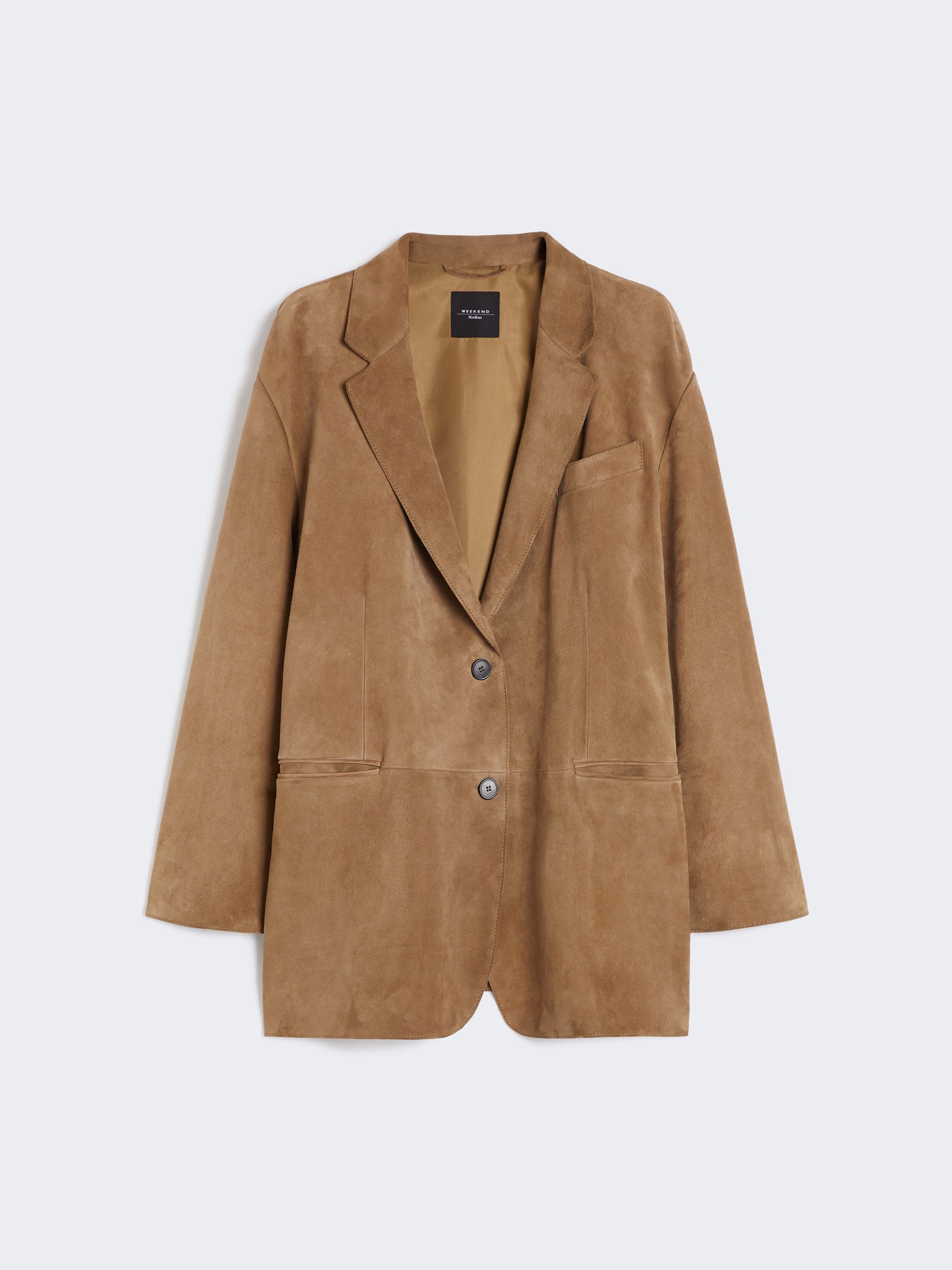 MAX MARA Giacca Rolanda Suede-Deserto