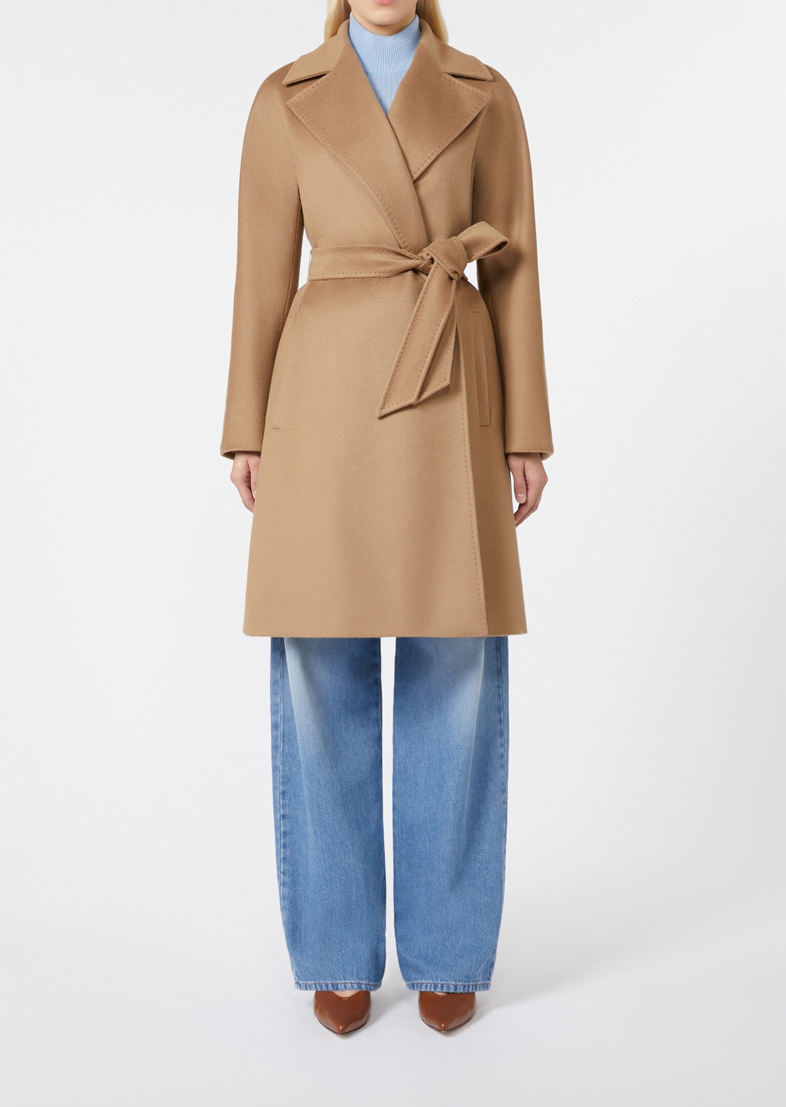 MAX MARA Cappotto Dravenna Lana-Cammello