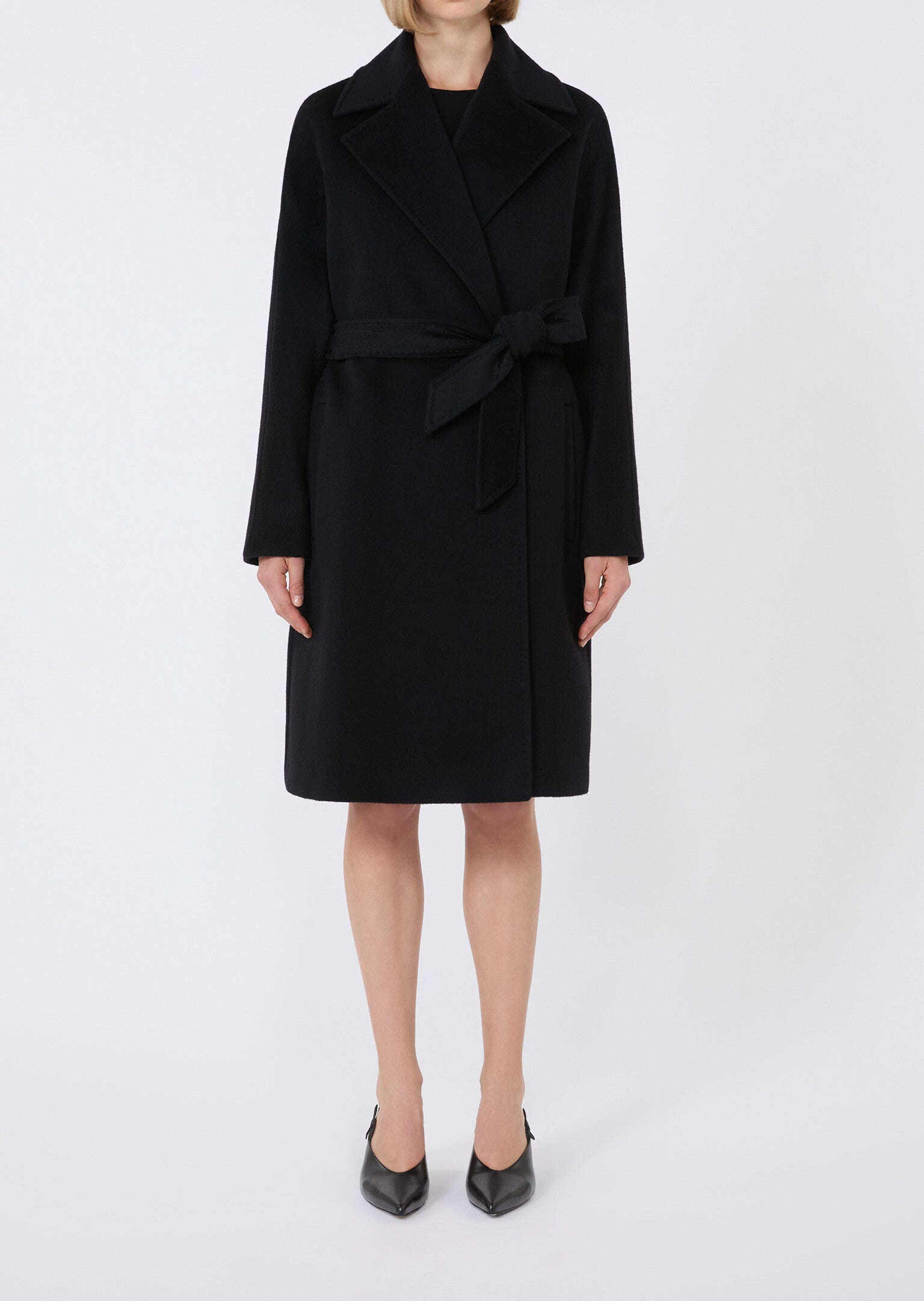 MAX MARA Cappotto Dravenna Lana-Nero