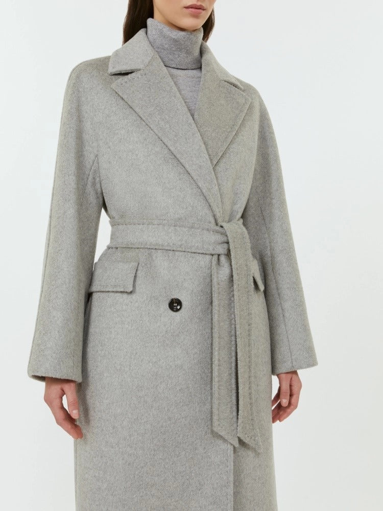 MAX MARA Cappotto Panteon-Grigio Chiaro