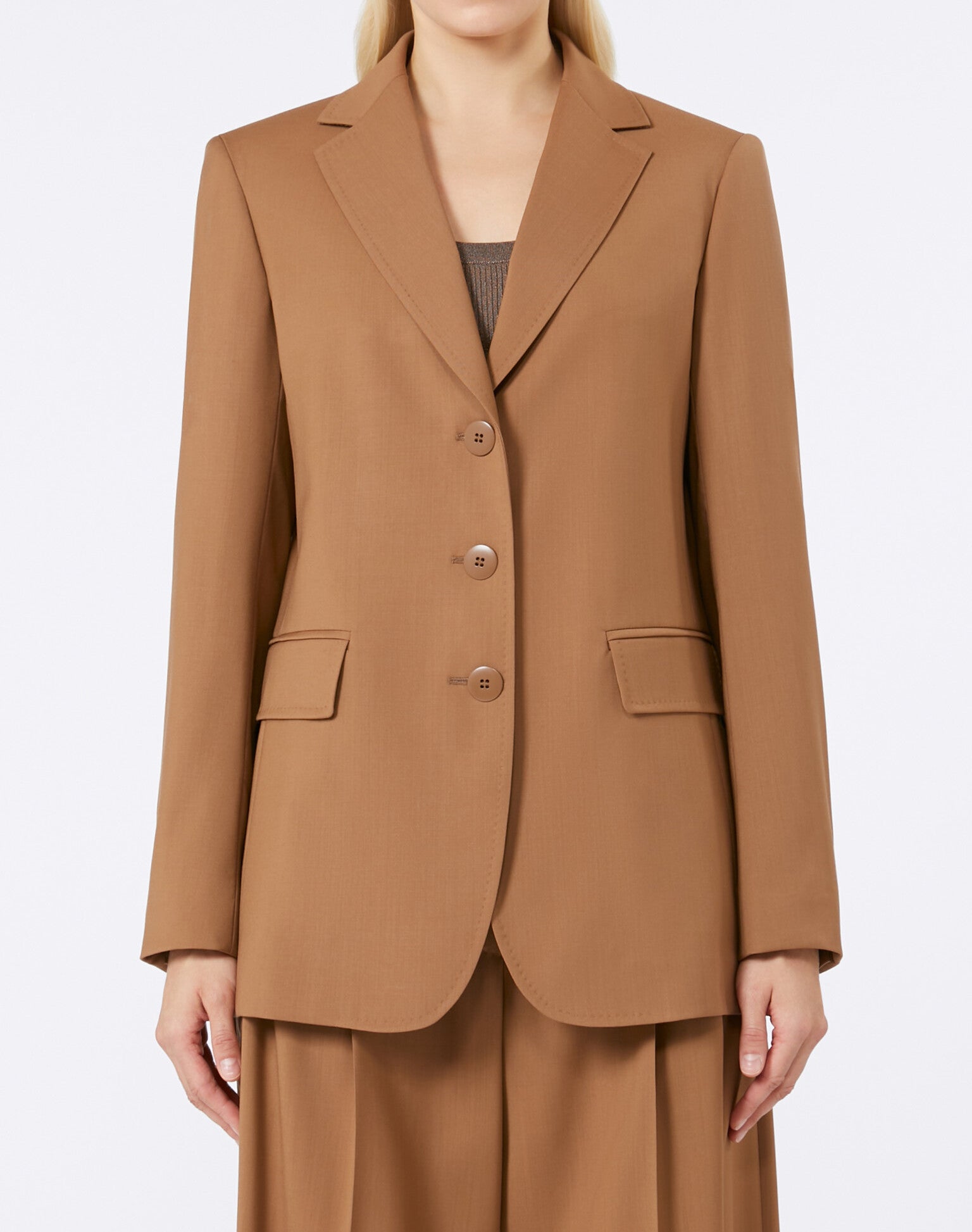 MAX MARA Giacca Nice Lana-Nocciola