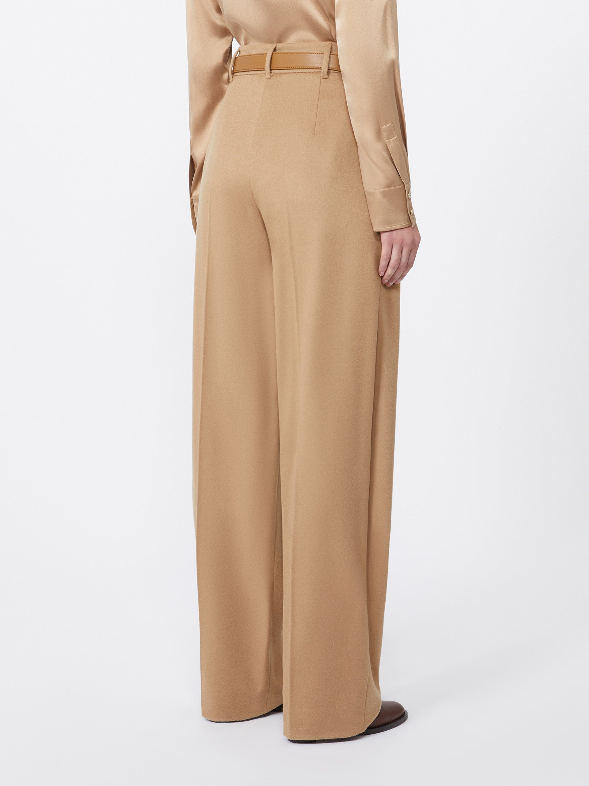 MAX MARA Pantalone Paride Cintura-Cammello