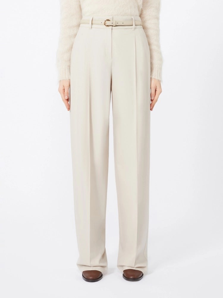 MAX MARA Pantalone Entrata Cintura-Beige