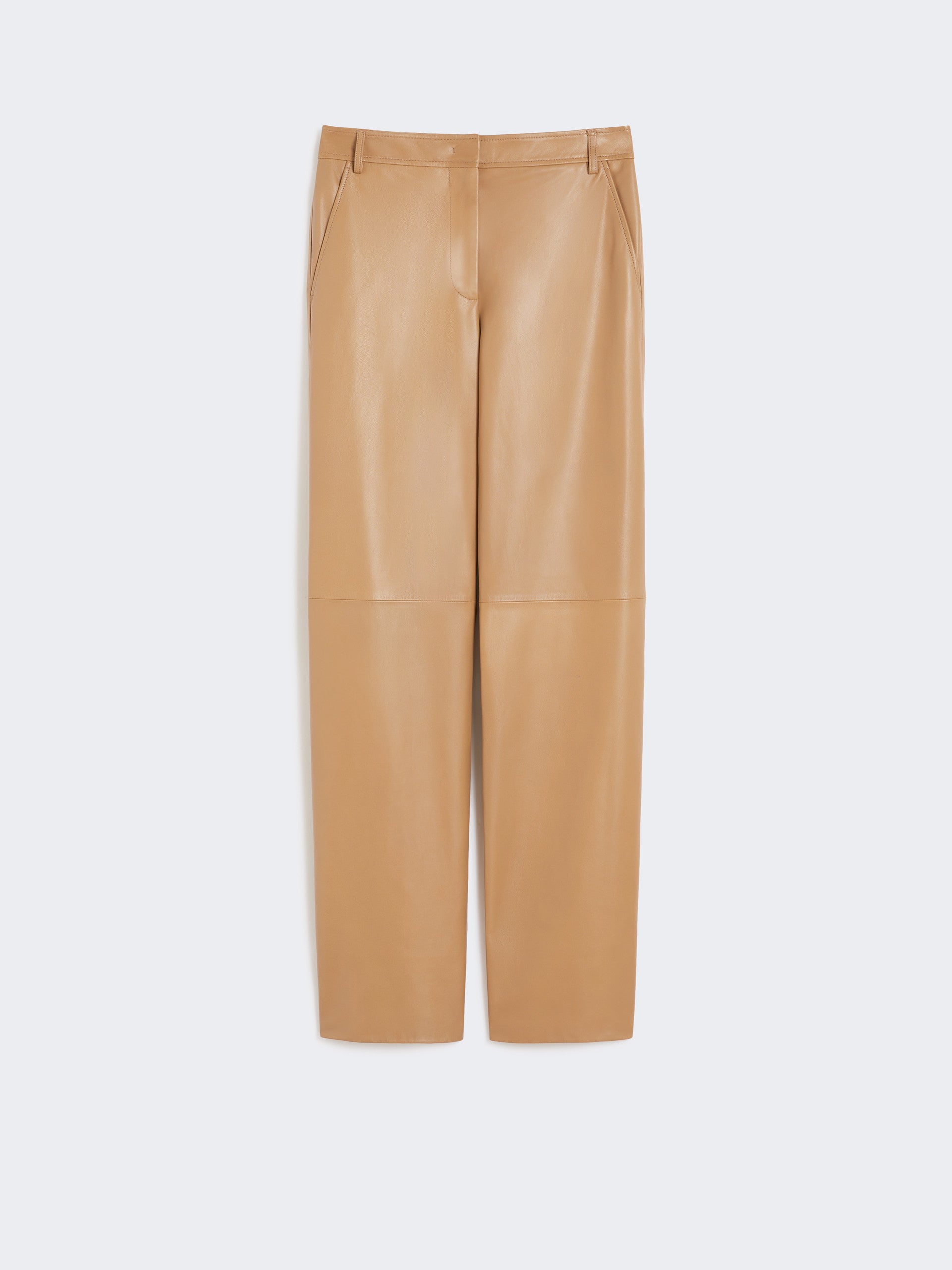 MAX MARA Pantalone Rimmel Pelle-Cammello