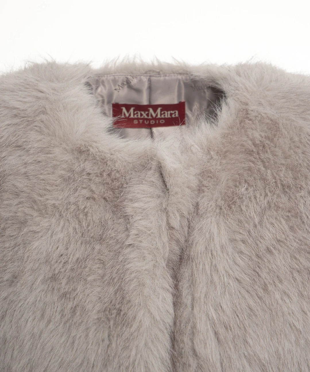 MAX MARA Cappotto Eros Ecopelliccia-Grigio