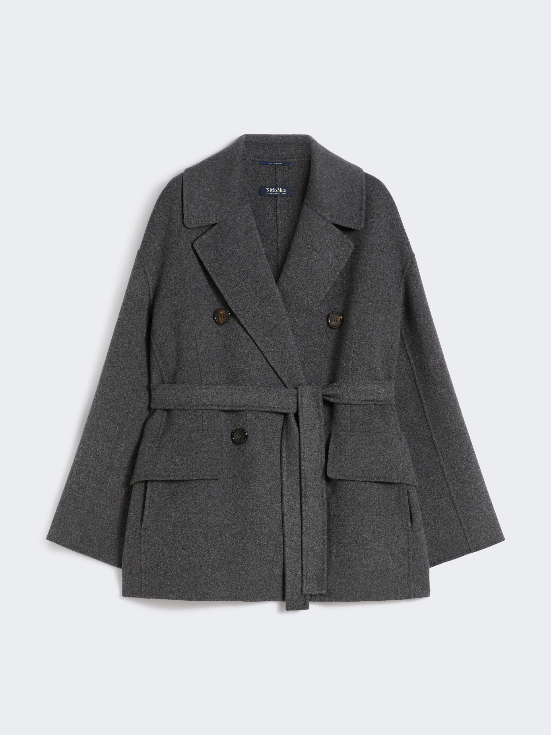 MAX MARA Giacca Ornella Lana-Grigio Scuro
