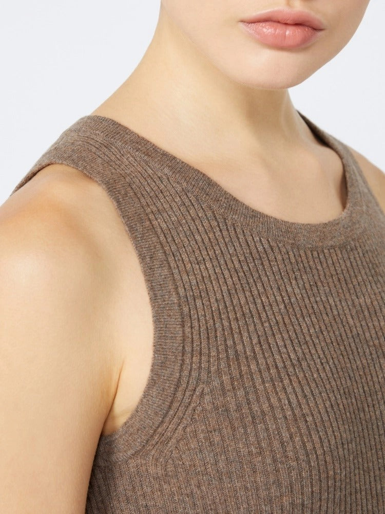 MAX MARA Canotta Cipro-Nocciola