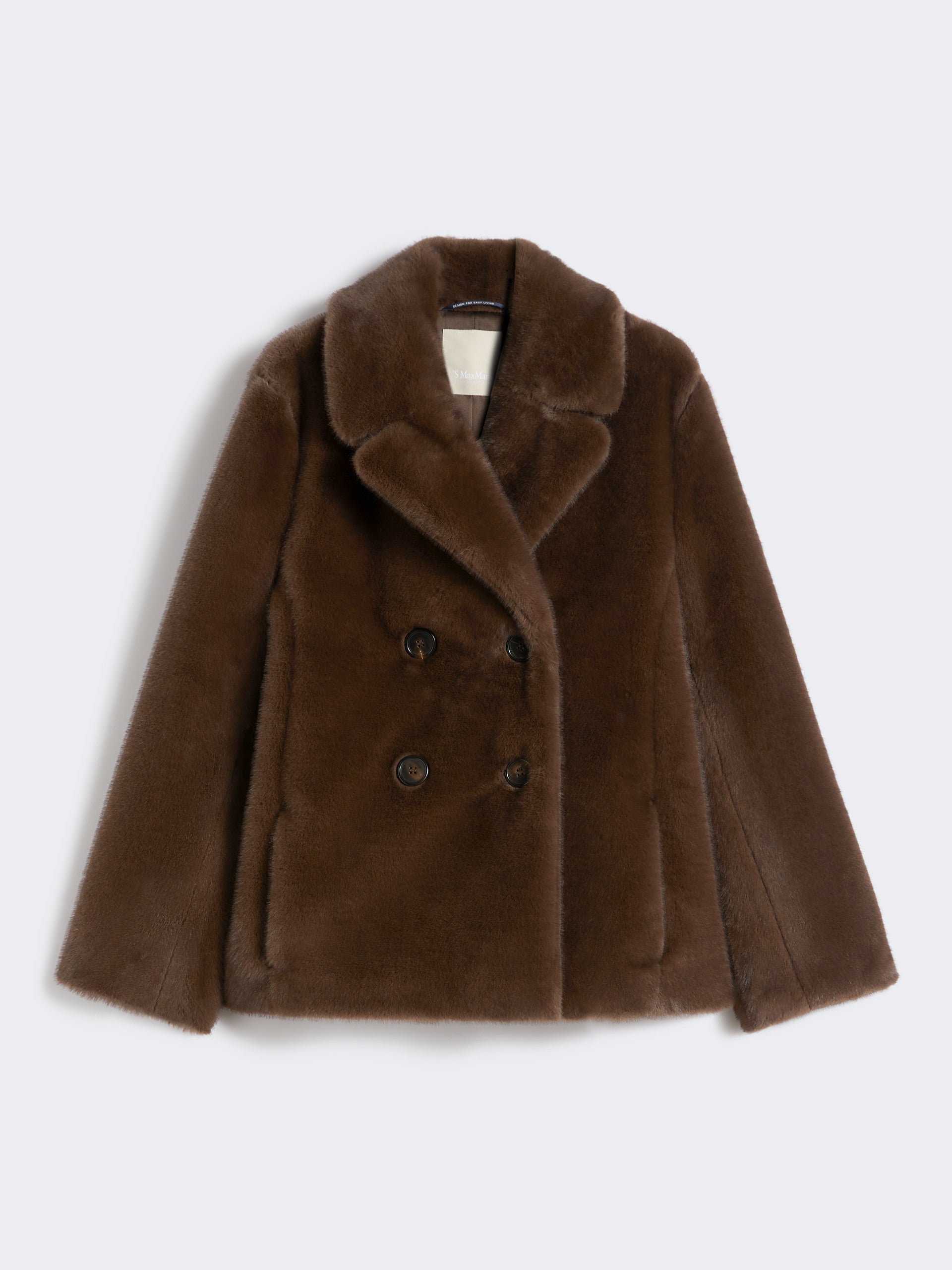 MAX MARA Giacca Laura Ecopelliccia-Marrone