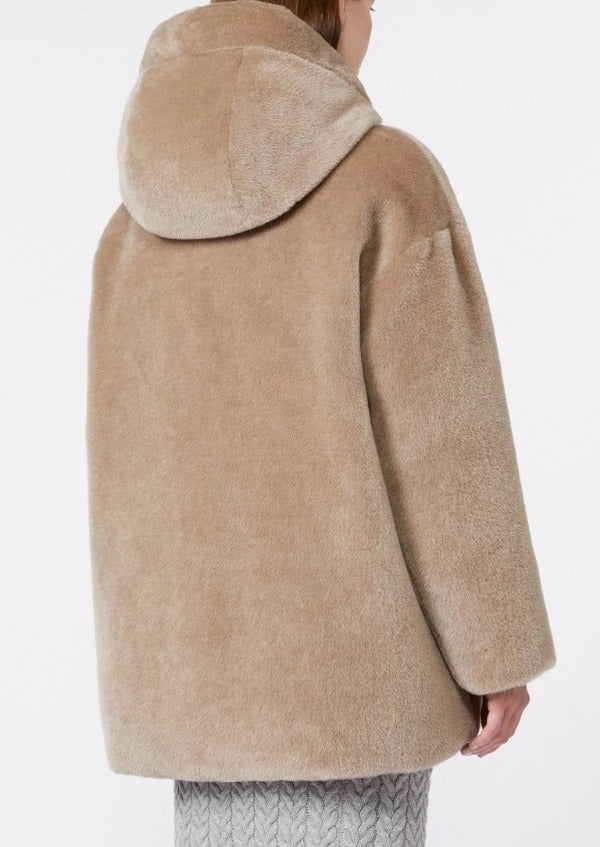 MAX MARA Piumino corto Olivia Reversible-Beige