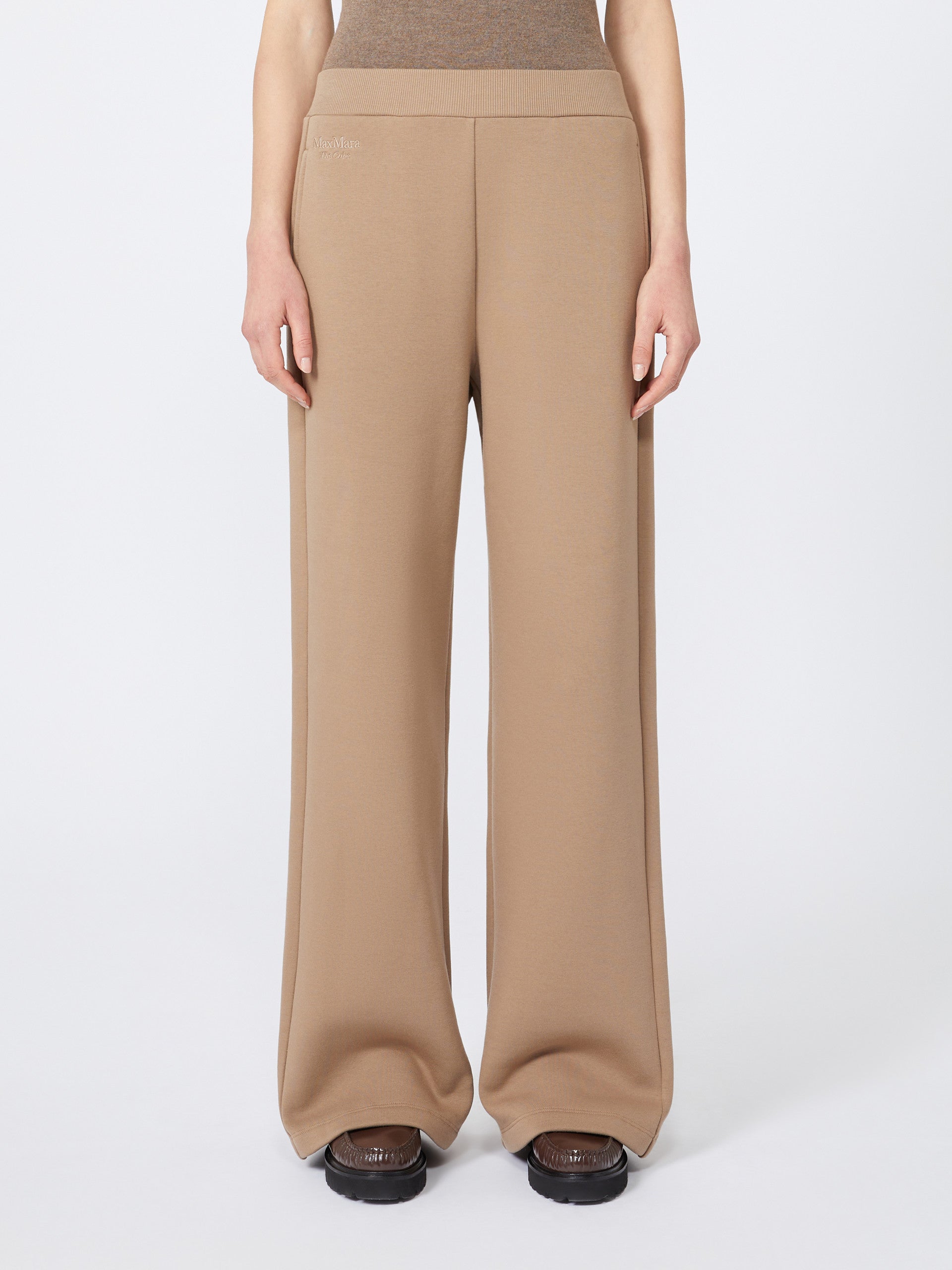 MAX MARA Pantalone Pompeo Cotone-Biscotto