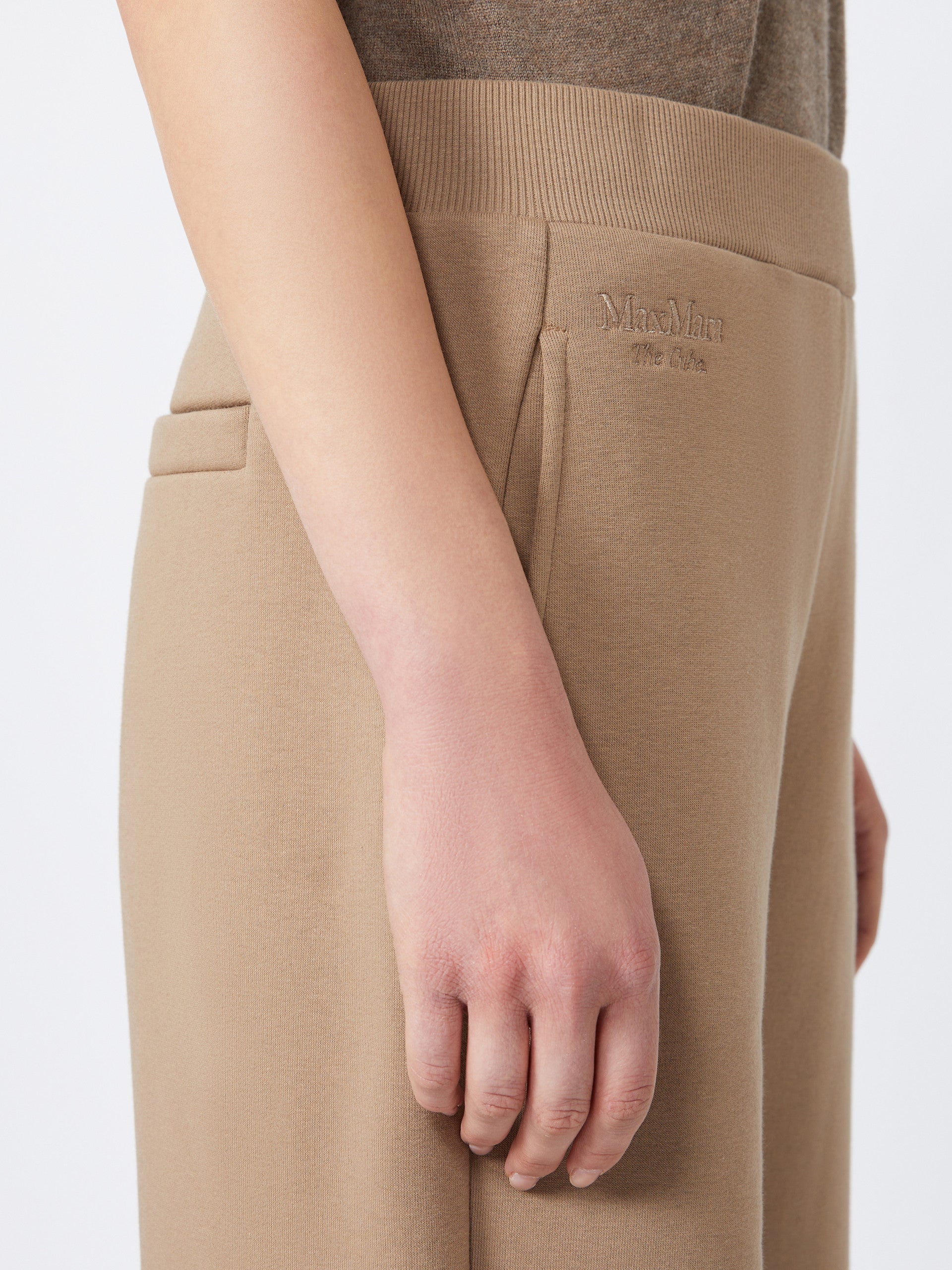 MAX MARA Pantalone Pompeo Cotone-Biscotto