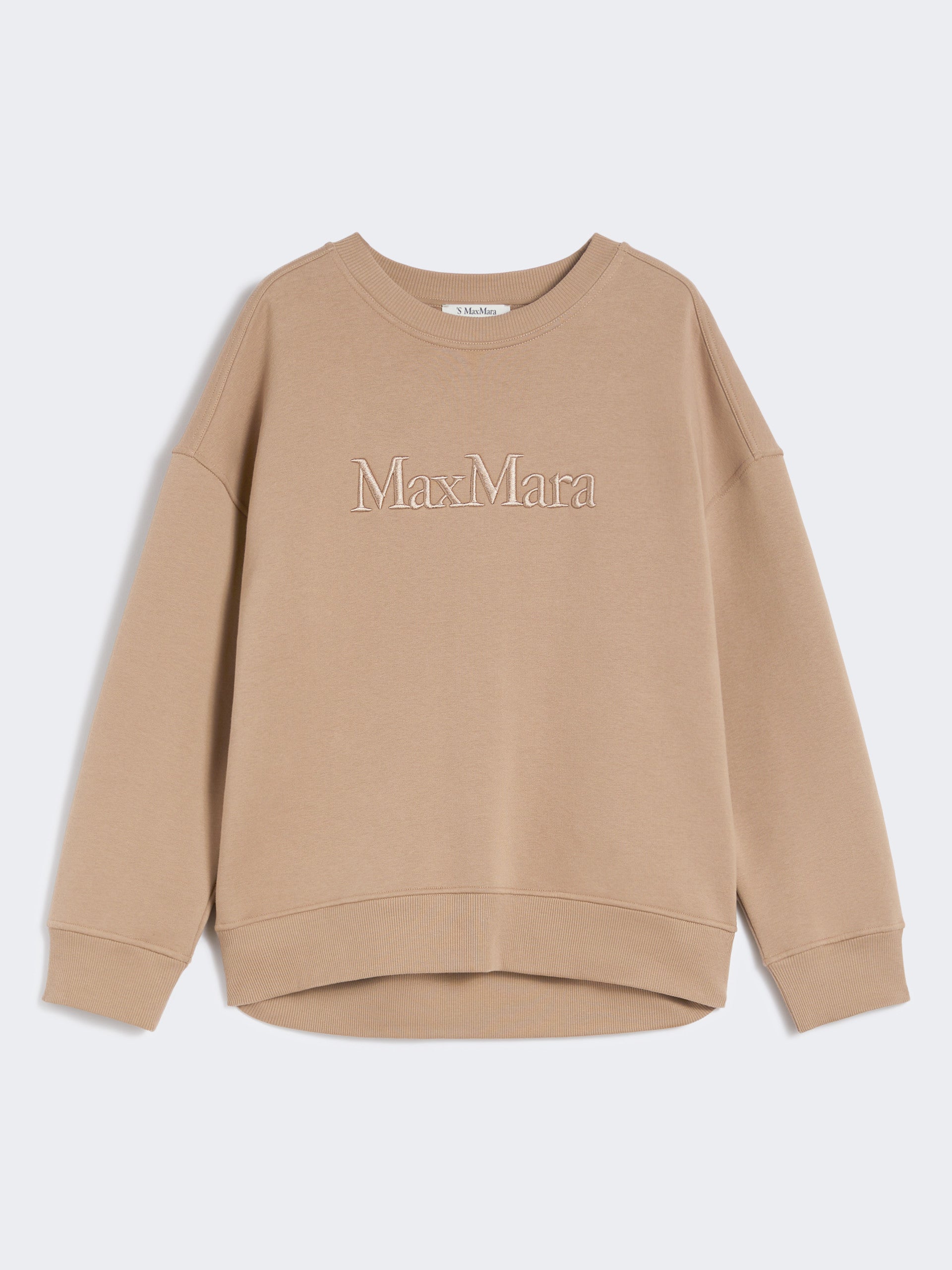 MAX MARA Felpa Monza Cotone-Biscotto
