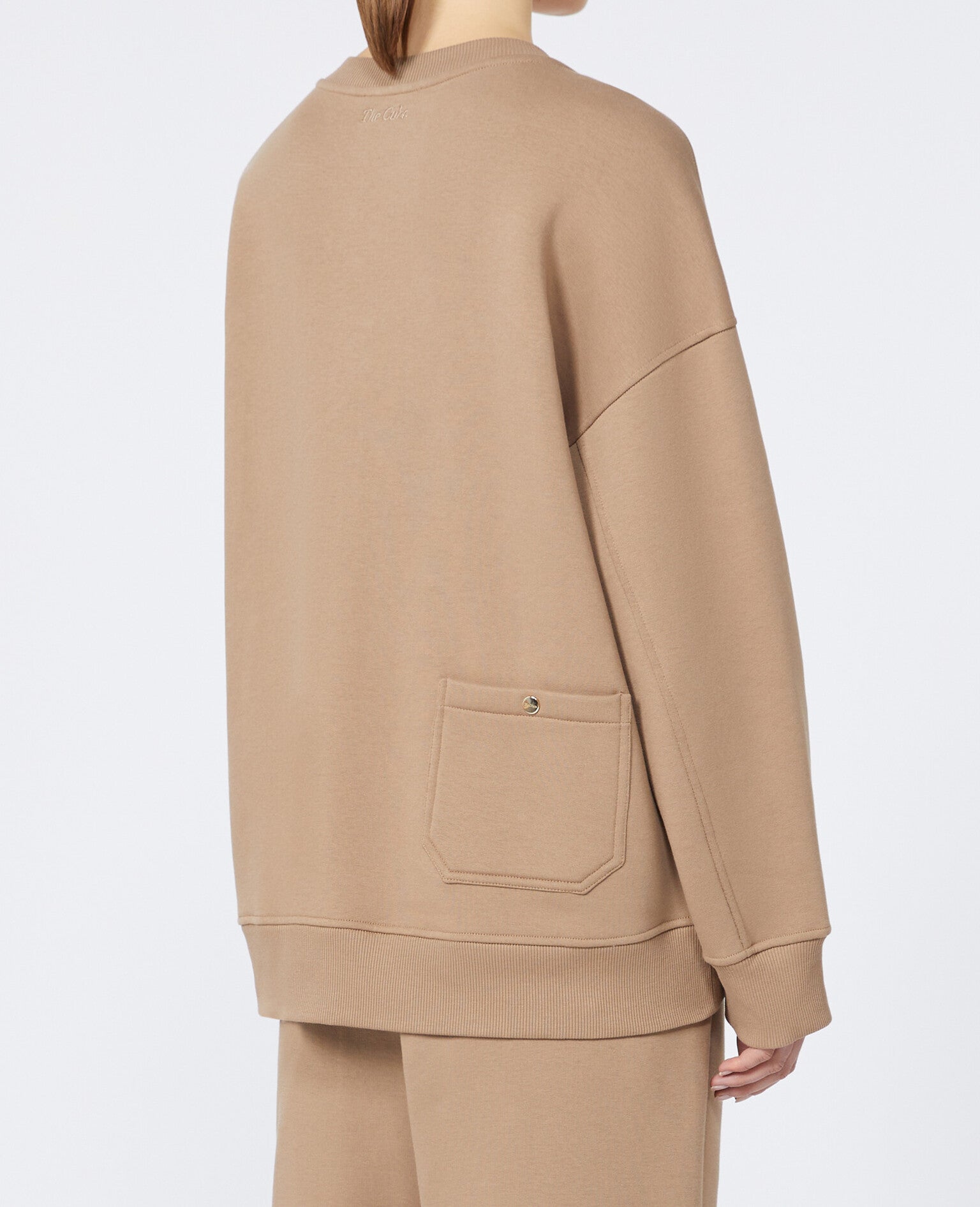 MAX MARA Felpa Monza Cotone-Biscotto