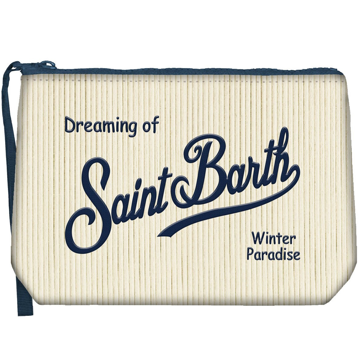 MC2 SAINT BARTH Pochette Aline Corduroy-Beige