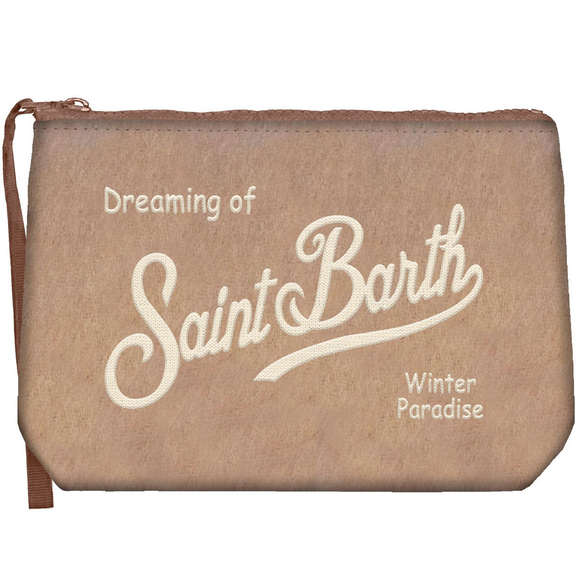 MC2 SAINT BARTH Pochette Aline Felt-Cammello