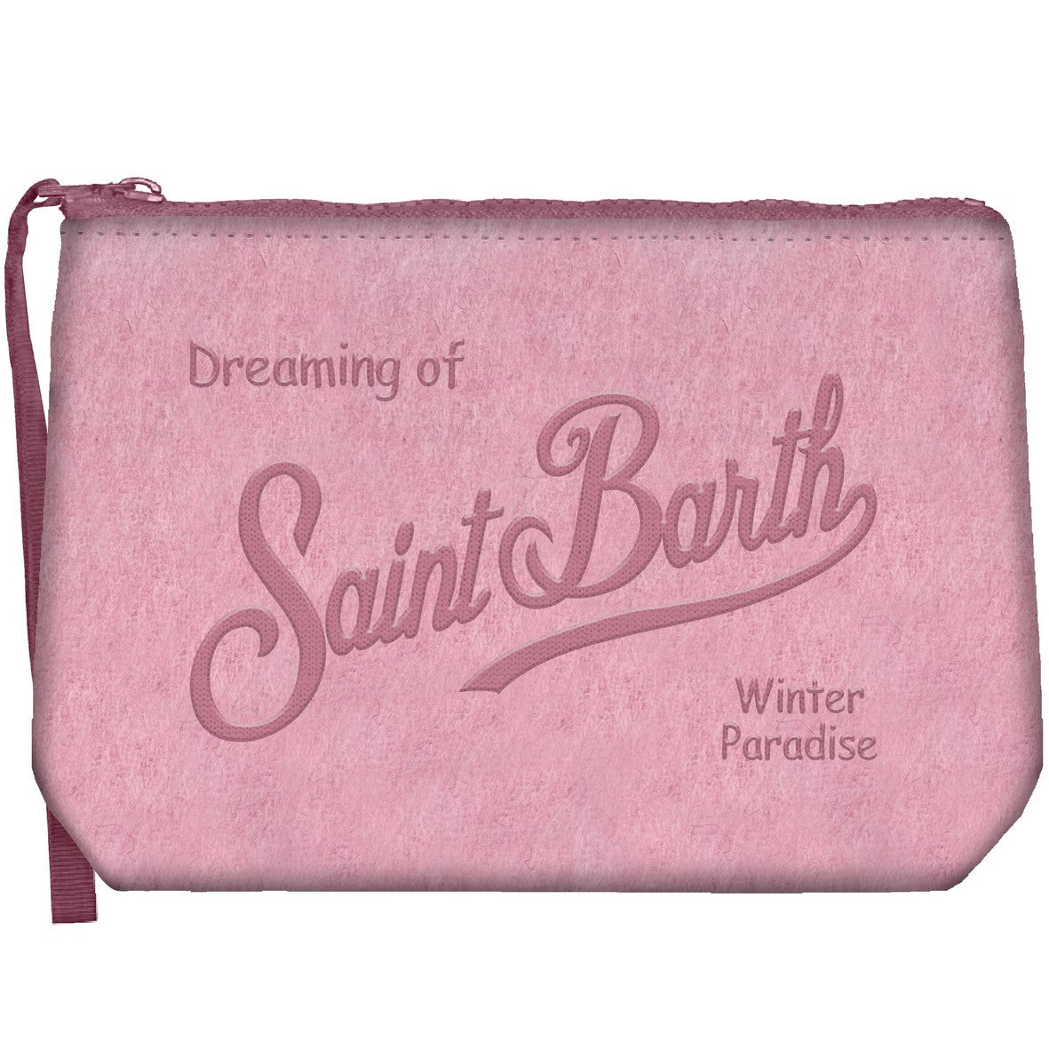 MC2 SAINT BARTH Pochette Aline Felt-Rosa