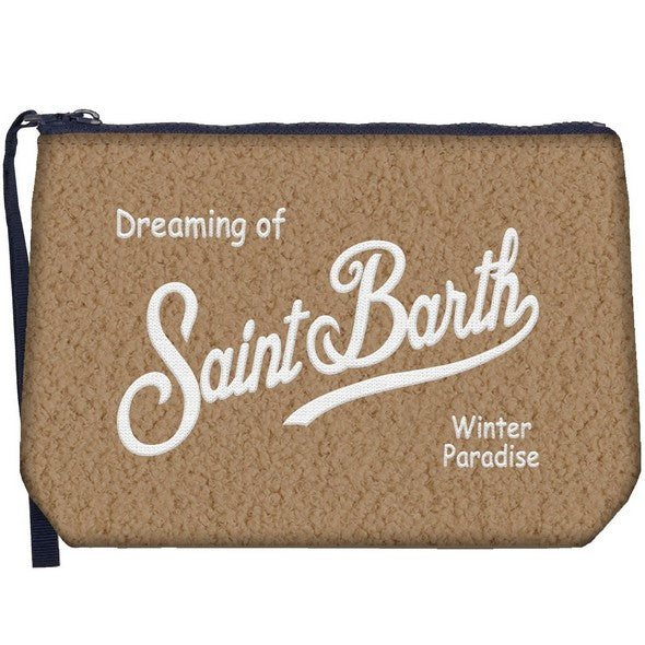 MC2 SAINT BARTH POCHETTE ALINE TEDDY-Beige