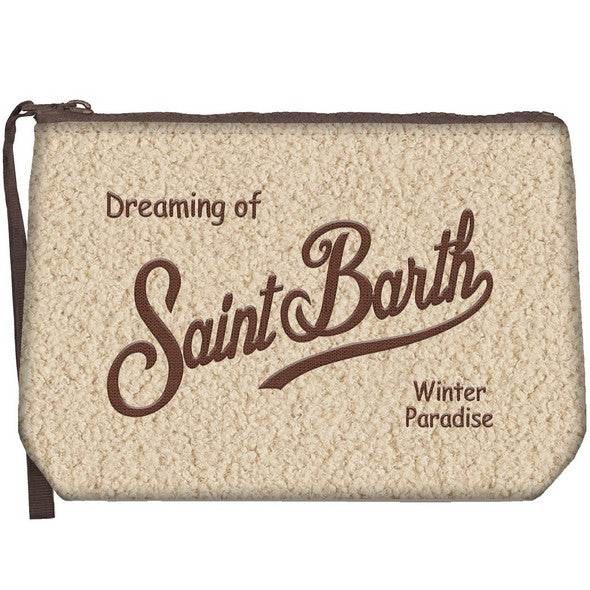 MC2 SAINT BARTH POCHETTE ALINE TEDDY-Beige