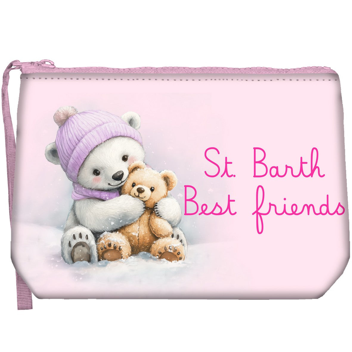 MC2 SAINT BARTH POCHETTE ALINE-Bear Best Friends Rosa