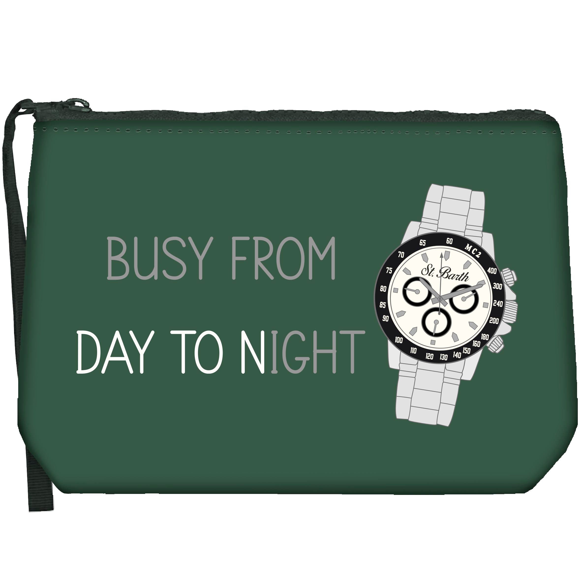 MC2 SAINT BARTH POCHETTE ALINE-Busy Watch British Green
