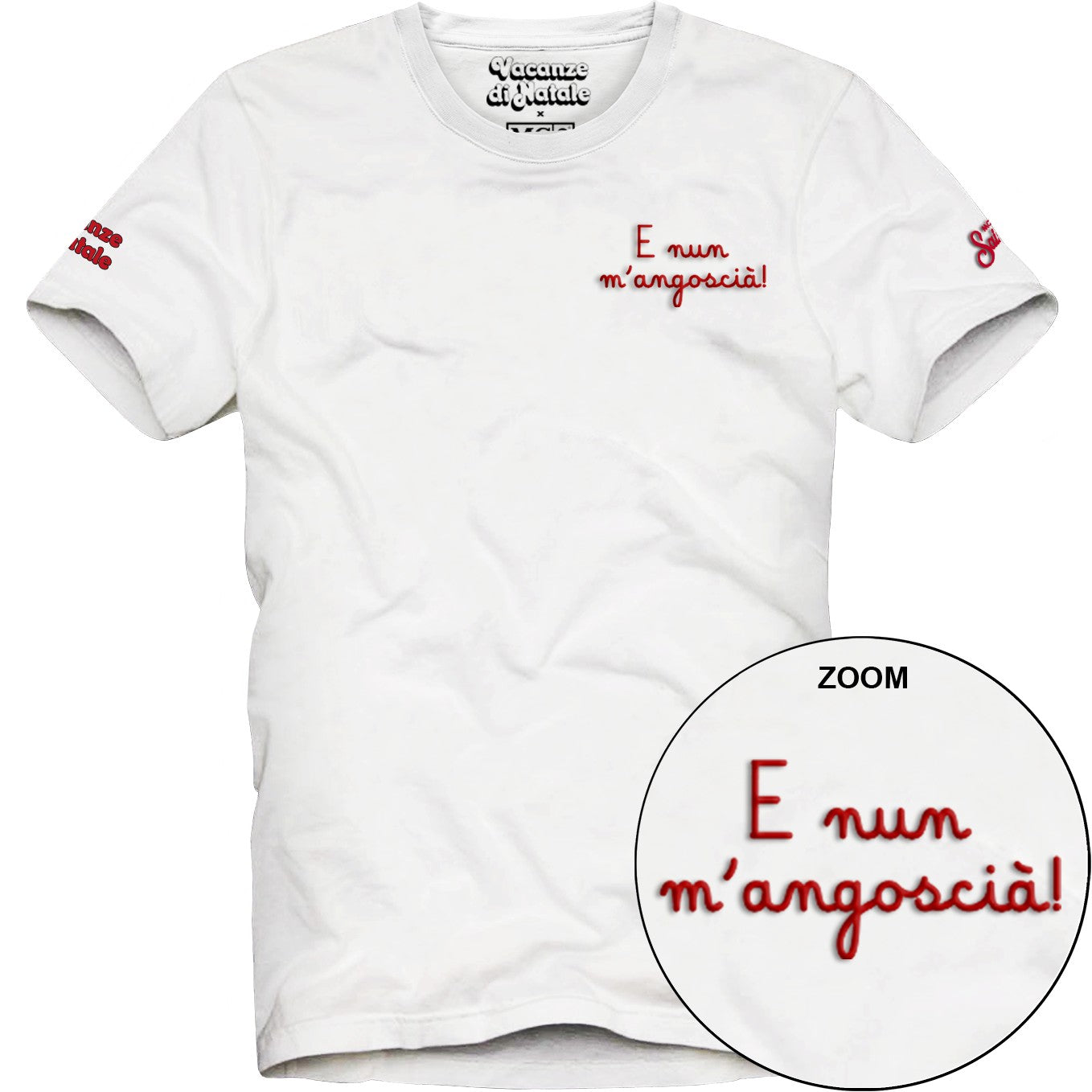MC2 SAINT BARTH T-SHIRT Uomo ARNOTT WARM-Nun Angoscià Bianco
