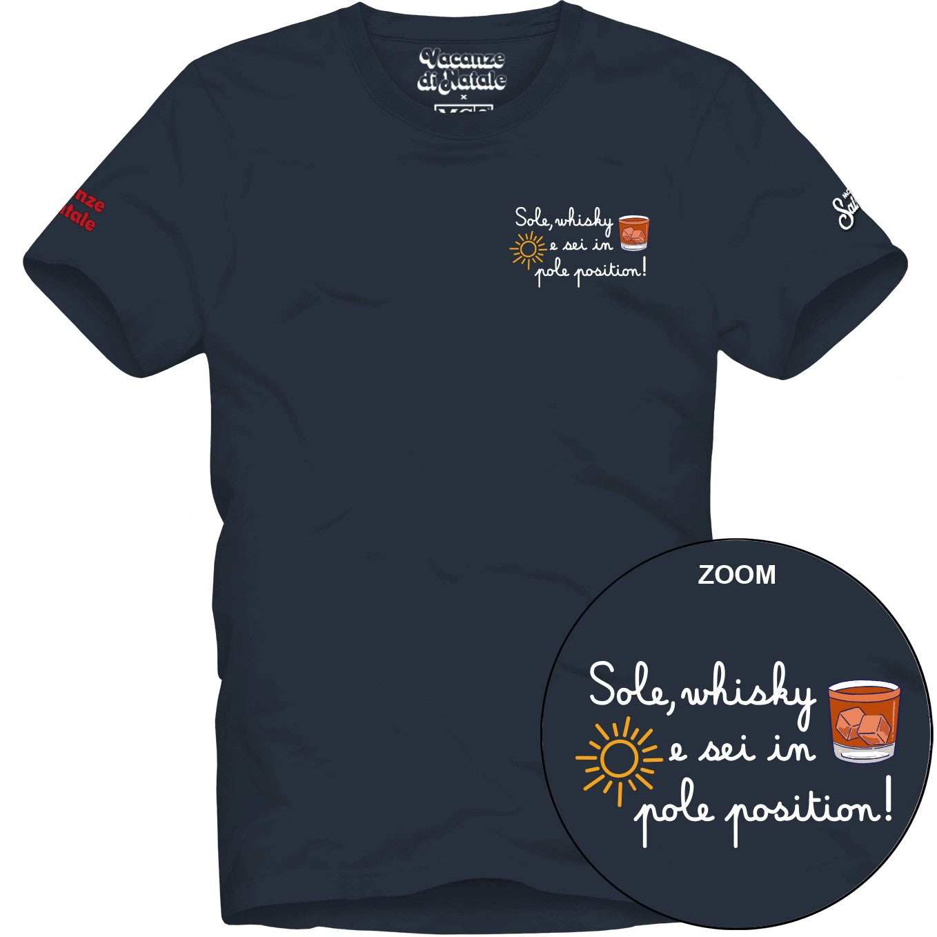 MC2 SAINT BARTH T-SHIRT Uomo ARNOTT WARM-Pole Position Navy