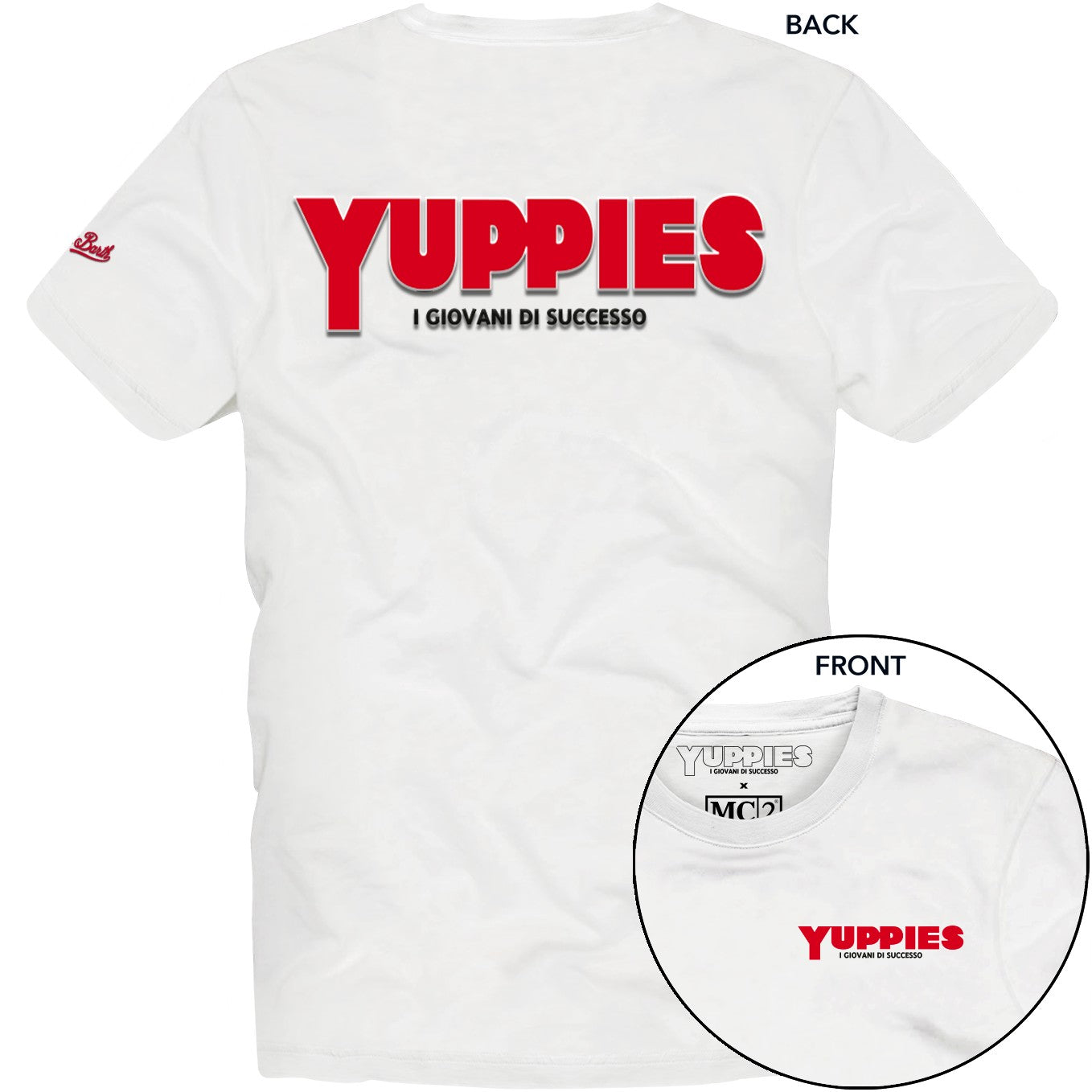 MC2 SAINT BARTH T-SHIRT Uomo ARNOTT WARM-Yuppies Bianco