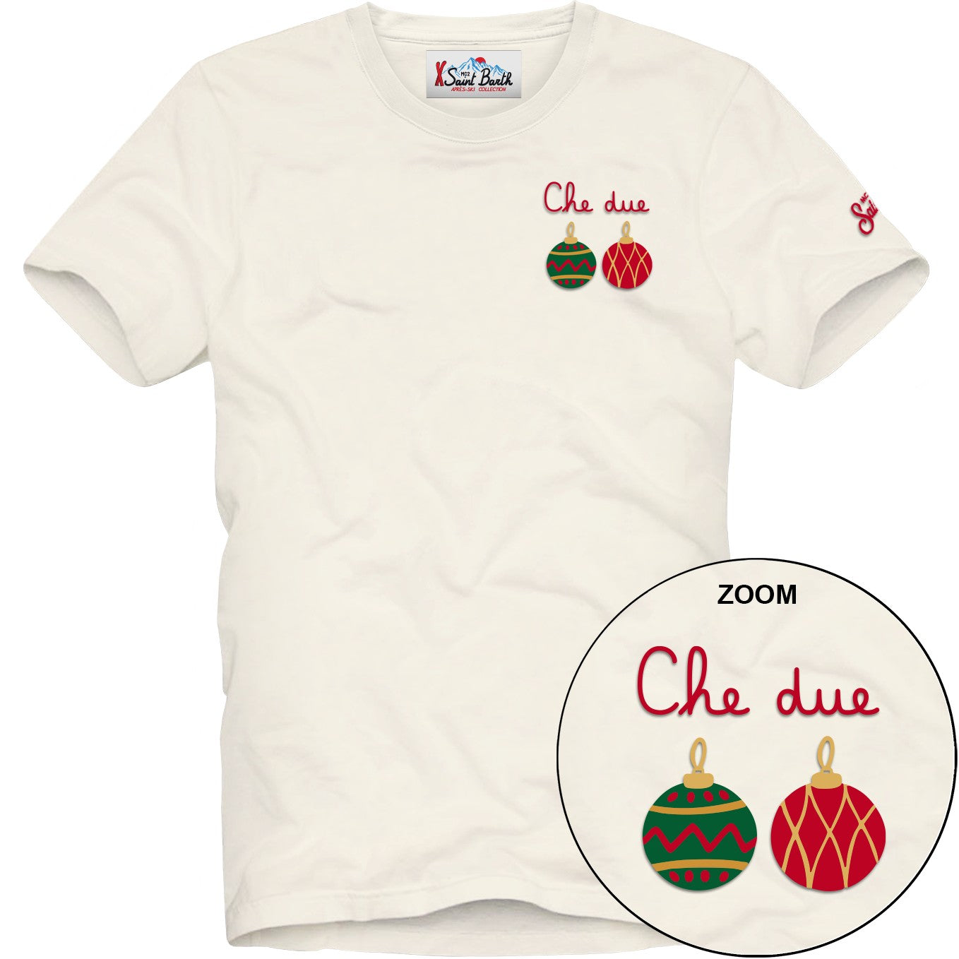 MC2 SAINT BARTH T-SHIRT Uomo ARNOTT-Che Due Bianco