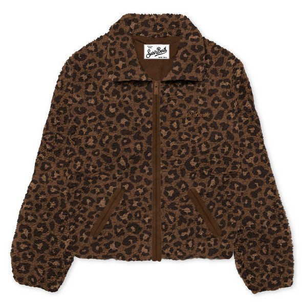 MC2 SAINT BARTH Giacca Donna BERCY TEDDY-Classic Leo Marrone