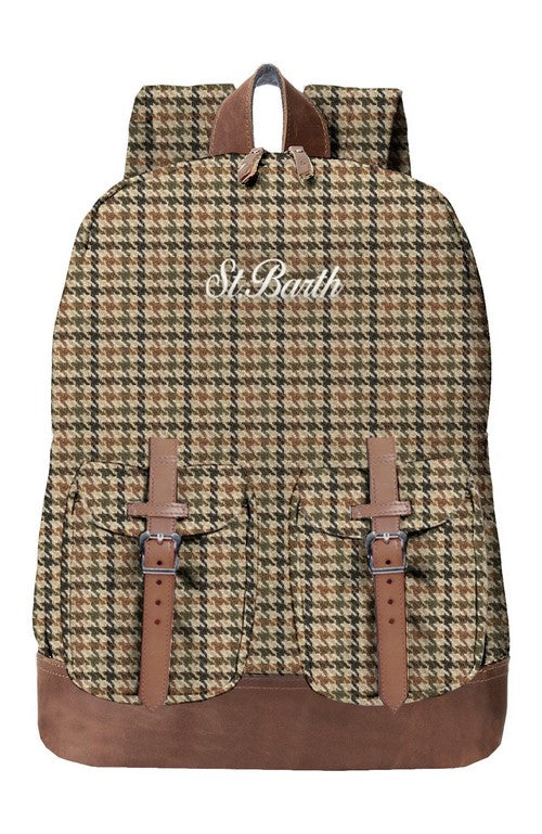 MC2 SAINT BARTH Zaino Cody Wool-Pied de Poule