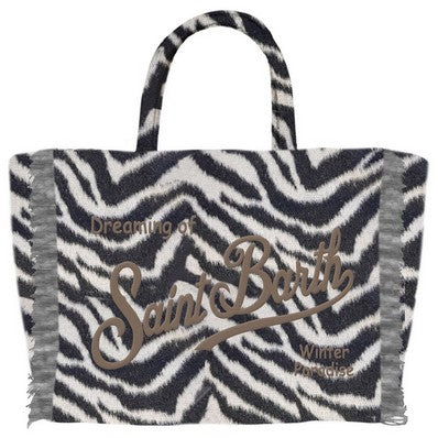MC2 SAINT BARTH Borsa Colette Felt-Zebra