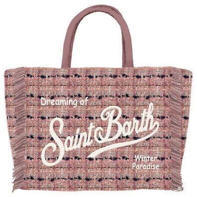 MC2 SAINT BARTH Borsa COLETTE TWEED-Rosa