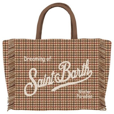 MC2 SAINT BARTH Borsa Colette Wool-Pied de Poule