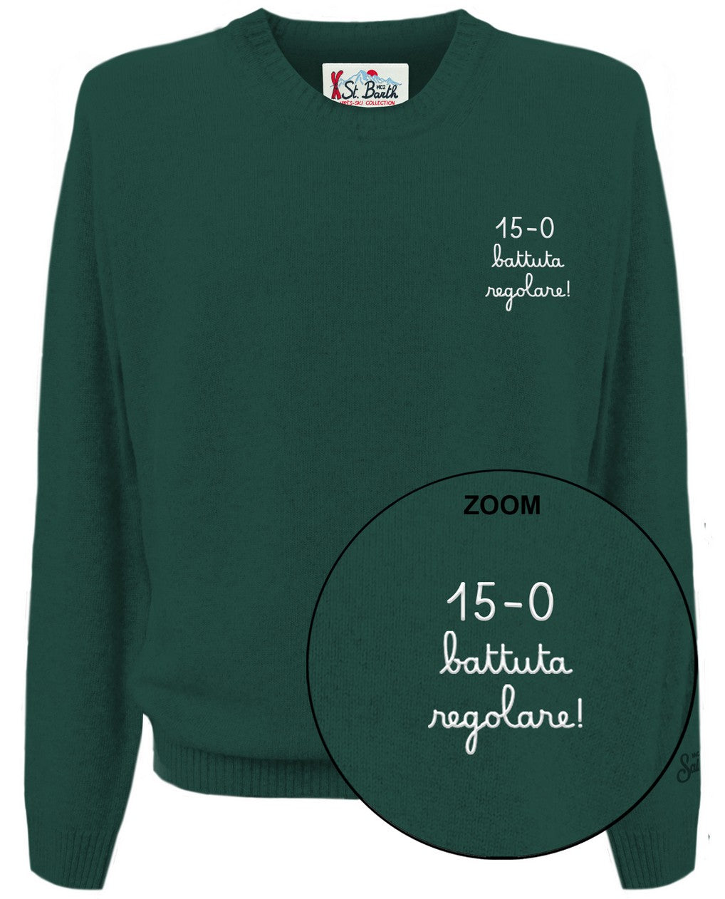 MC2 SAINT BARTH Maglione Uomo Heron Light-Vacanze British Green