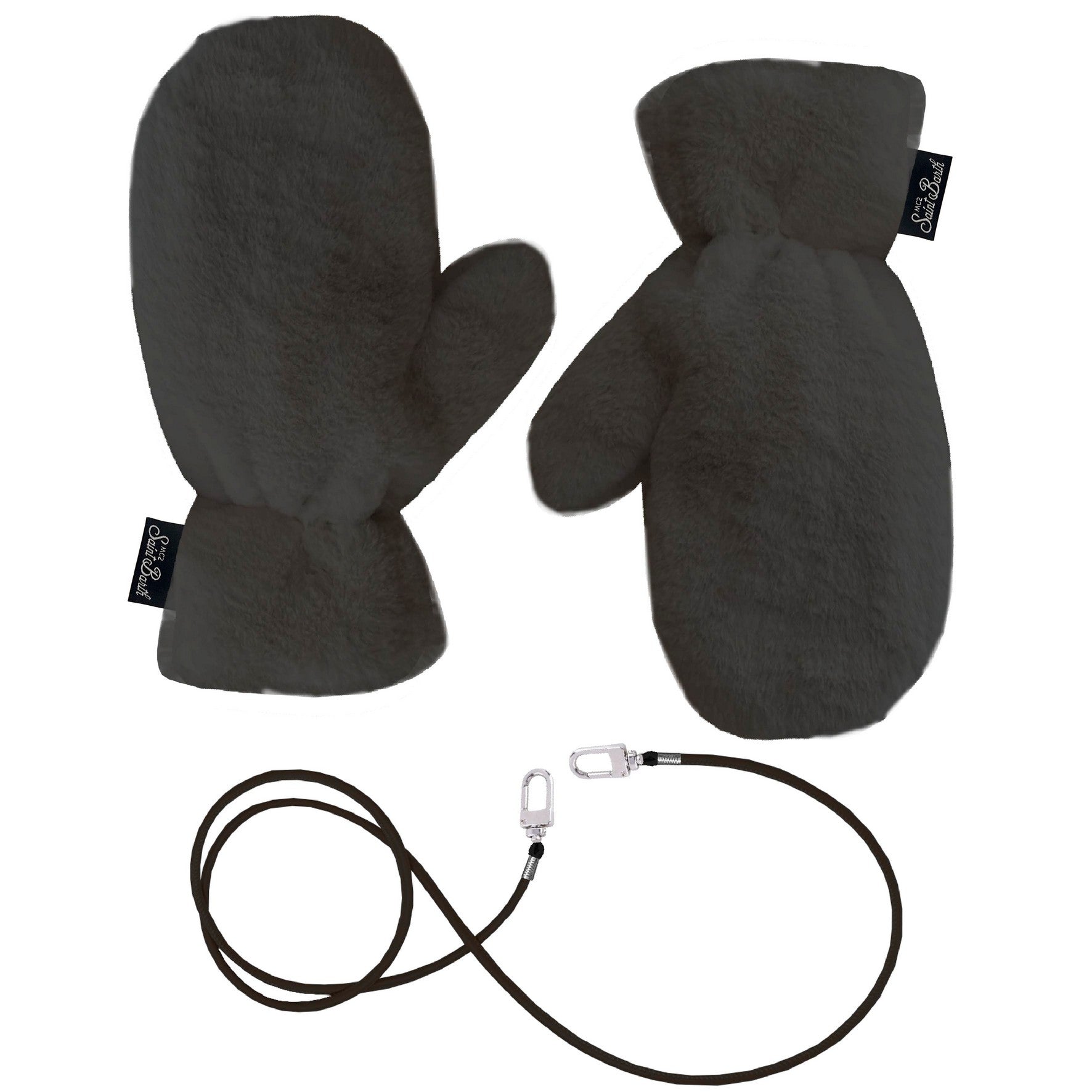 MC2 SAINT BARTH Muffole Donna MUFFY FUR-Nero