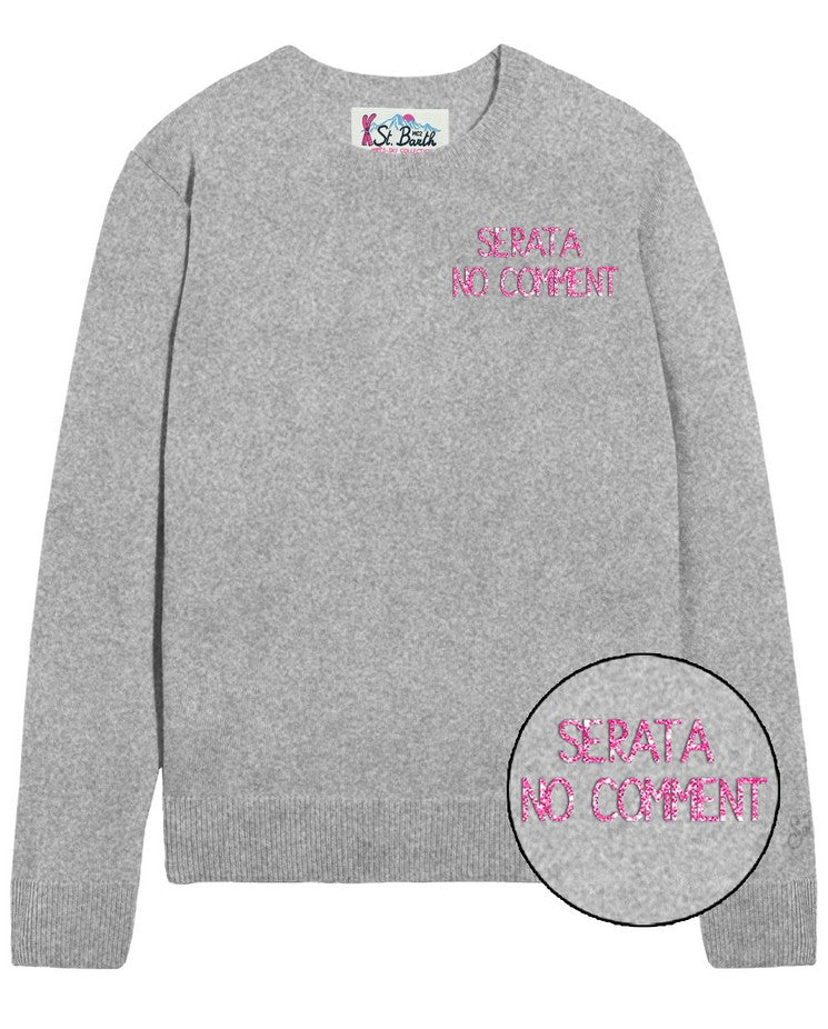 MC2 SAINT BARTH Maglione Donna NEW QUEEN ALPACA-No Comment Grigio