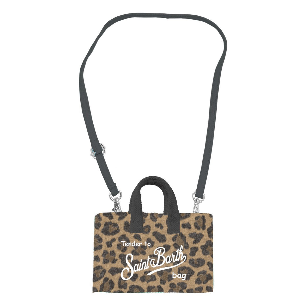 MC2 SAINT BARTH Borsa Porta Cellulare PHONE BAG FELT-Leo Marrone