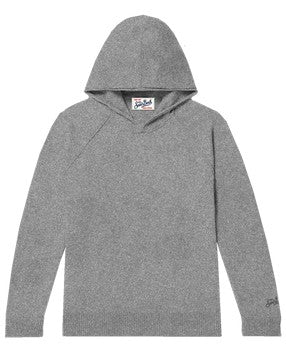 MC2 SAINT BARTH Maglione Uomo Piccadilly Alpaca-Grigio Melange