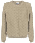 MC2 SAINT BARTH Maglione Uomo Regent Braid Wool-Beige