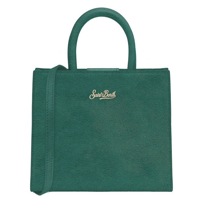 MC2 SAINT BARTH Borsa Shop Bag Midi-Suede British Green